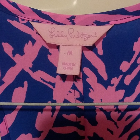 Lilly Pulitzer Silk Dress Small* Read - Picture 4 of 4